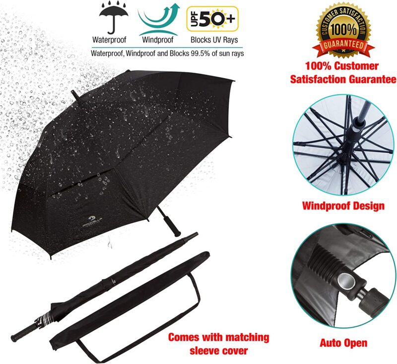 windproof uv protection waterproof golf umbrella