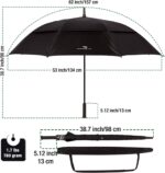 windproof uv protection waterproof golf umbrella