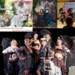 lace wedding umbrella parasol for bride cotton wooden handle decoration umbrella black