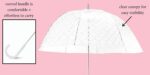 oversized clear bubble umbrella