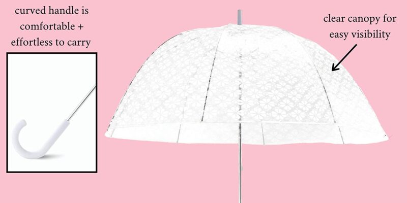 oversized clear bubble umbrella