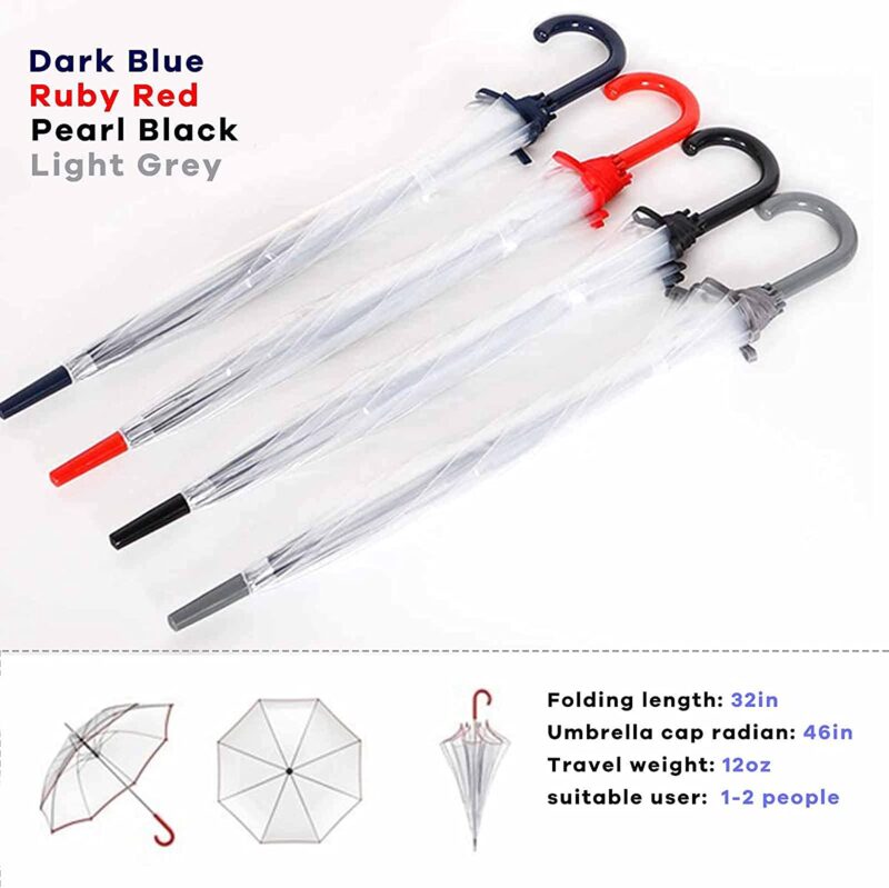 automatic clear wedding umbrella