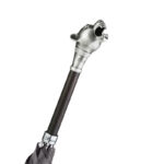 white straight umbrella