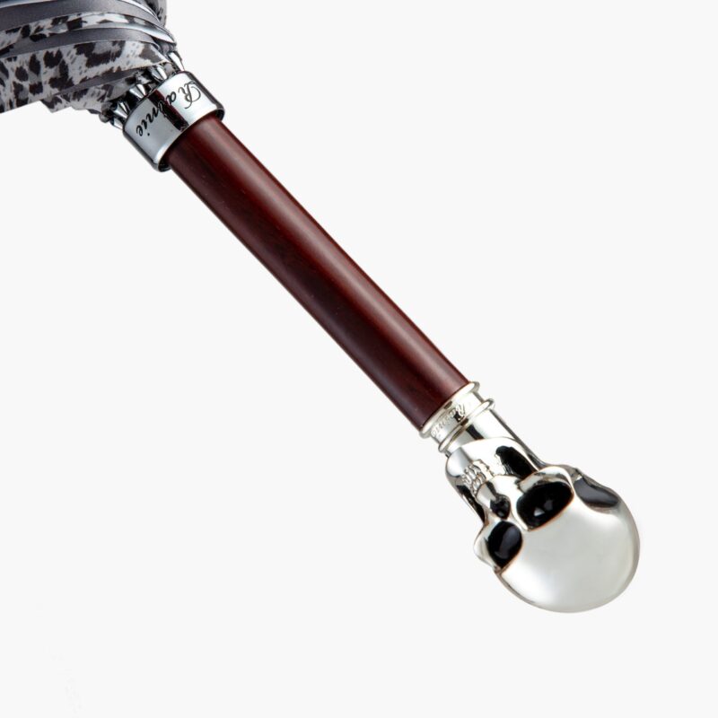 grey long handle umbrella