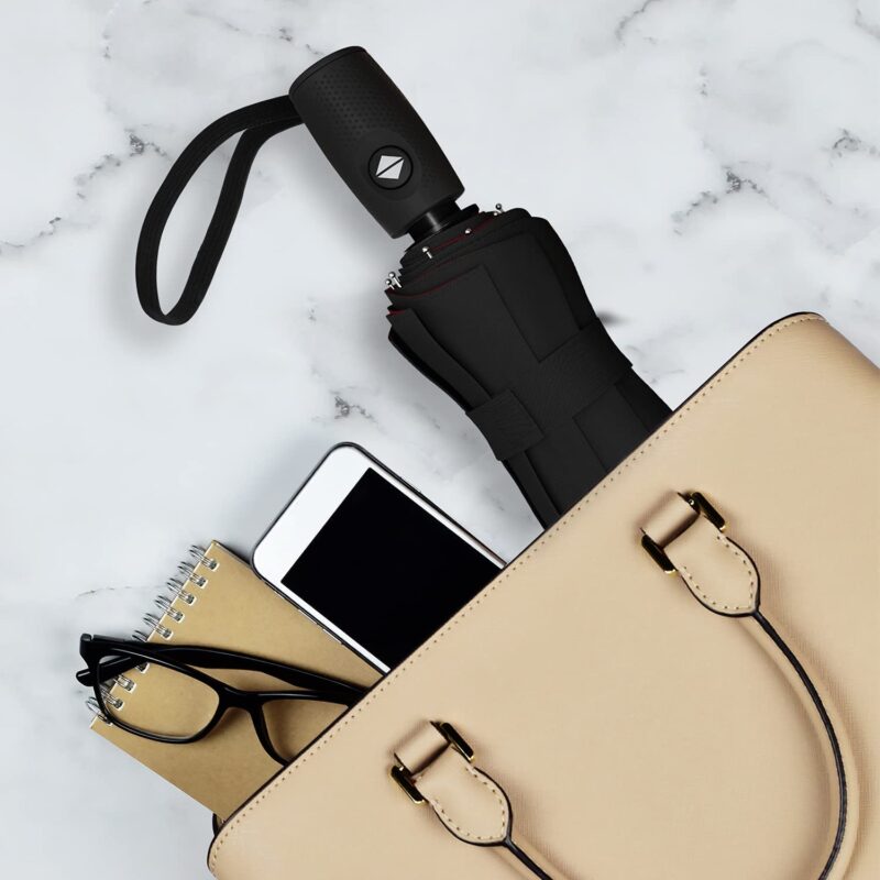 windproof compact folding umbrella