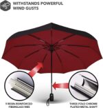 windproof compact folding umbrella