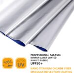 46 inch windproof uv protection folding umbrella