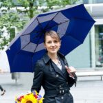 46 inch windproof uv protection folding umbrella