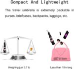 logo windproof uv protection compact waterproof folding umbrella