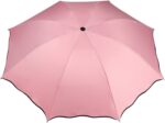 sakura umbrella windproof anti rain / sun cherry blossom folding umbrella