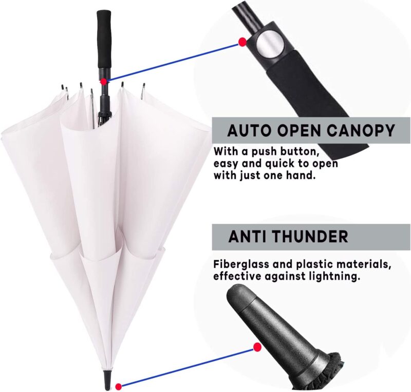 pack of 6 62 inch oversized golf umbrella