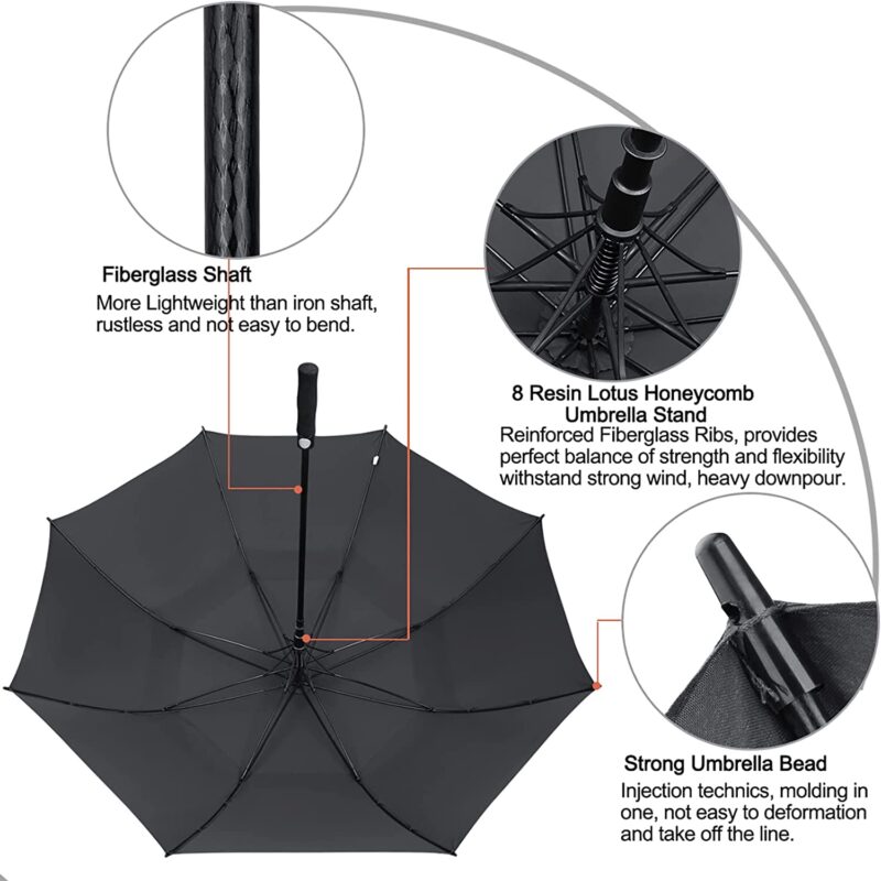 68 inch automatic oversized golf umbrella