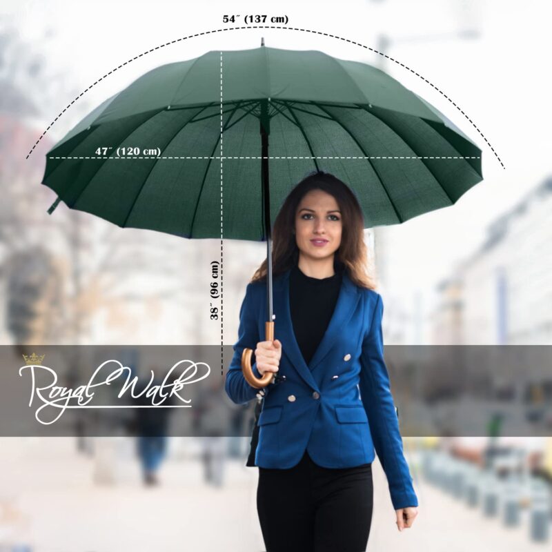 54 inch automatic windproof oversized umbrella