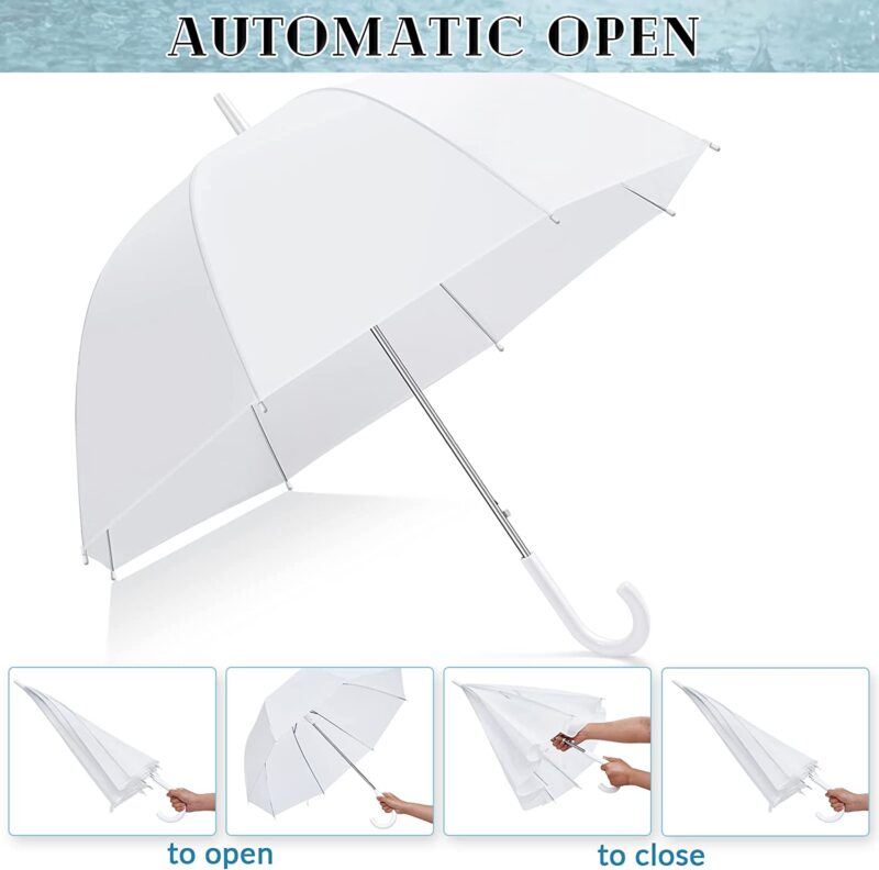 pcs white clear bubble umbrella