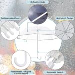 pack of 4 clear wedding umbrella