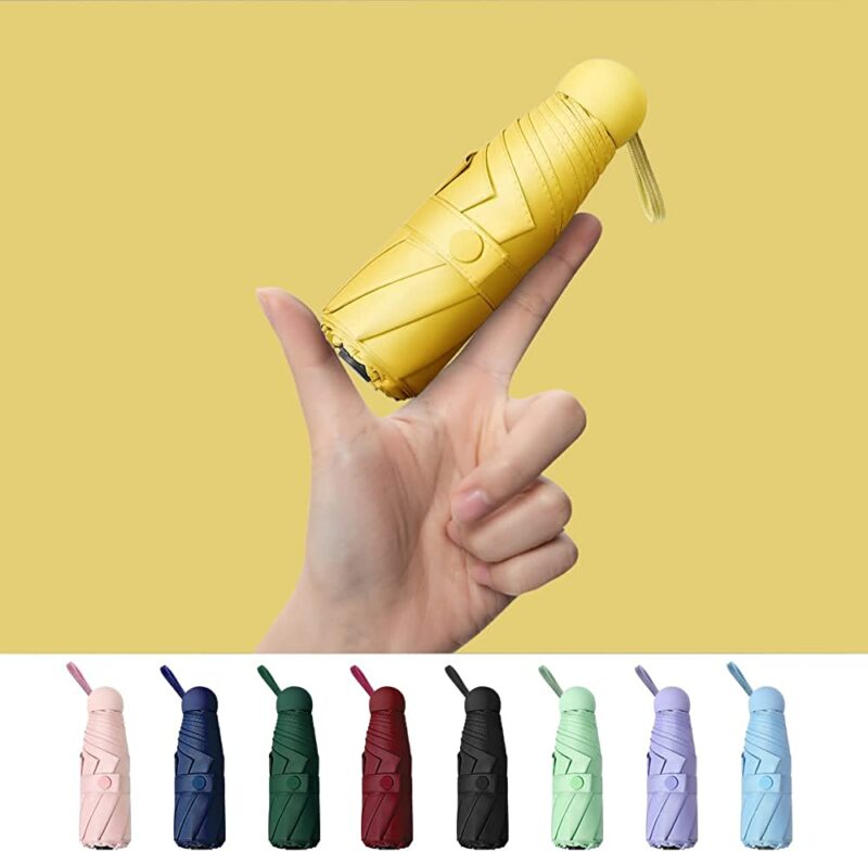 logo windproof compact portable folding umbrella