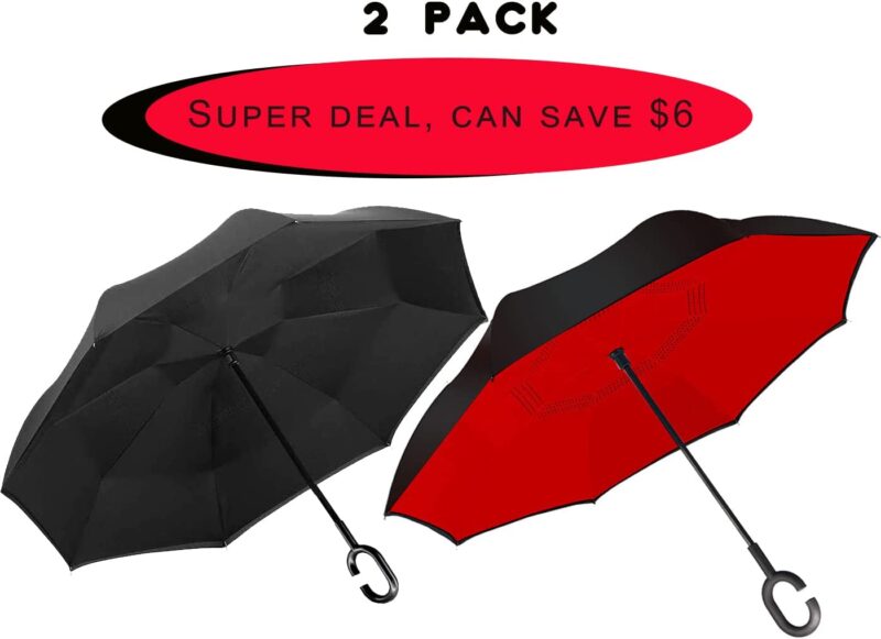 windproof uv protection reverse umbrella