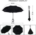 windproof uv protection reverse umbrella
