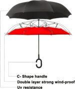 windproof uv protection reverse umbrella