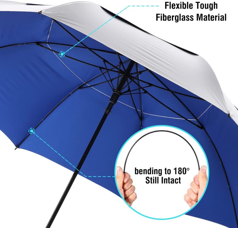 72 inch automatic uv protection oversized golf umbrella