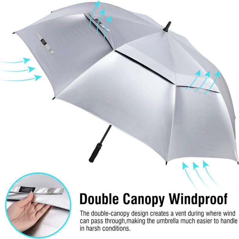 72 inch automatic uv protection oversized golf umbrella
