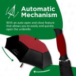 greg norman 60 inch automatic compact golf umbrella