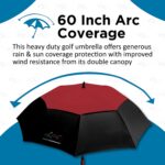 greg norman 60 inch automatic compact golf umbrella