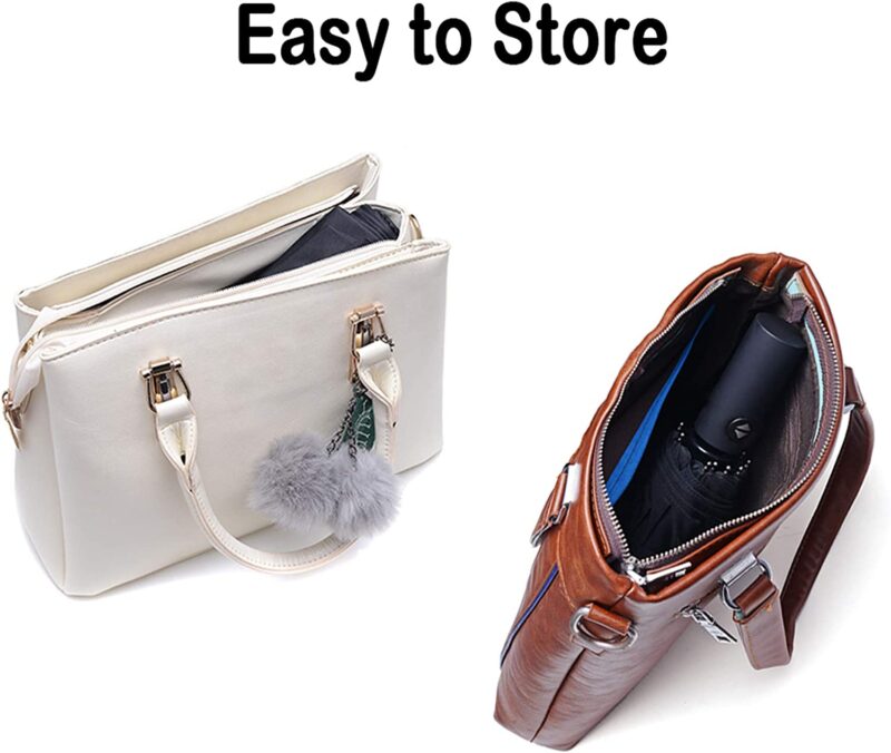 pack of 2 packs automatic windproof compact folding umbrella