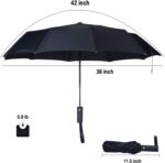 pack of 2 packs automatic windproof compact folding umbrella