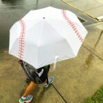baseball auto open close portable umbrella