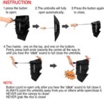 logo windproof compact reverse folding umbrella