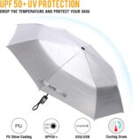 46 inch automatic uv protection oversized folding umbrella