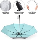 46 inch automatic uv protection oversized folding umbrella