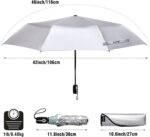 46 inch automatic uv protection oversized folding umbrella