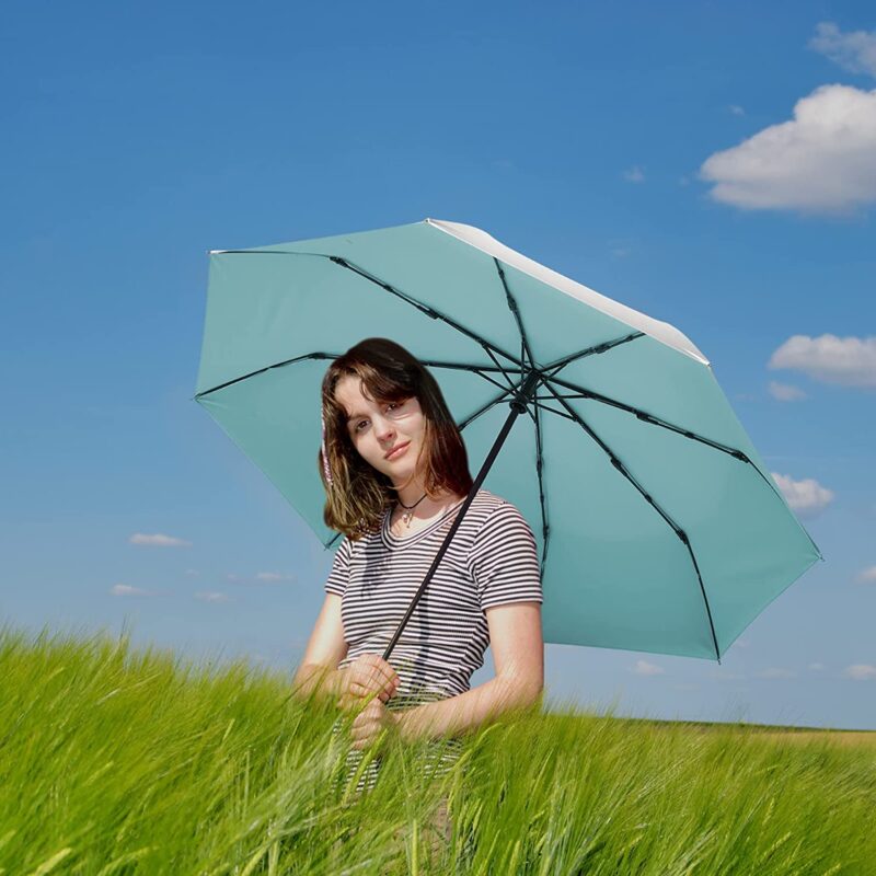 46 inch automatic uv protection oversized folding umbrella