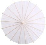 white color paper rainbow parasol