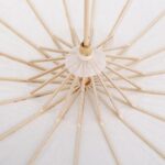 white color paper rainbow parasol