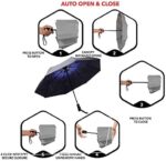 automatic windproof folding umbrella