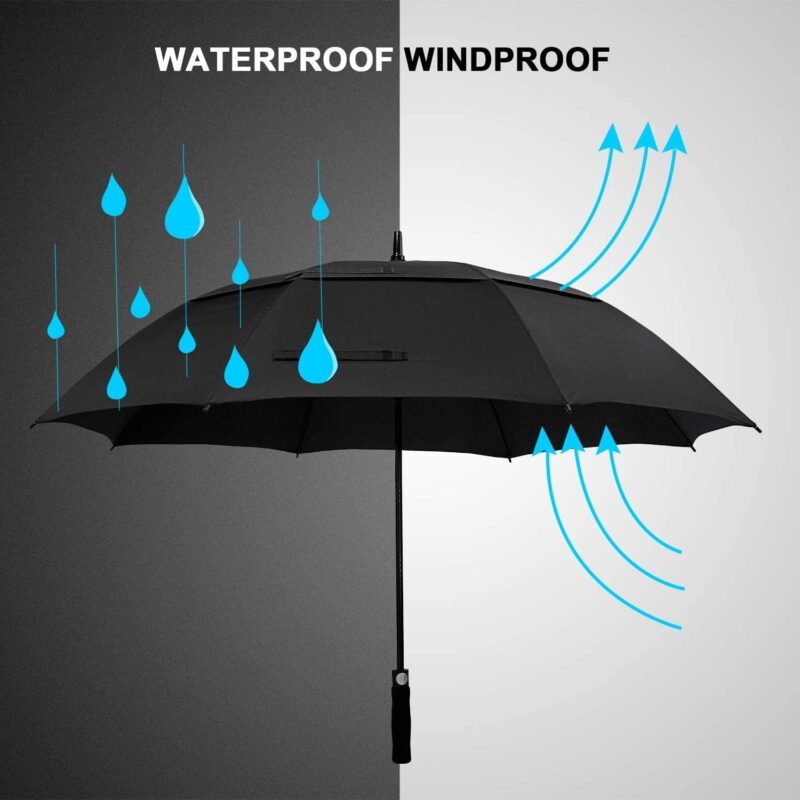 58 inch automatic windproof oversized golf umbrella
