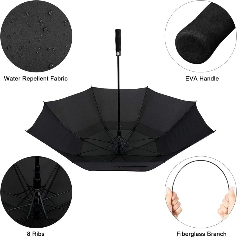 58 inch automatic windproof oversized golf umbrella