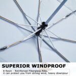 auto open close windproof golf umbrella