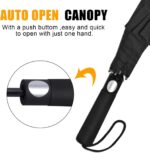 62 inch double canopy portable oversized golf umbrella