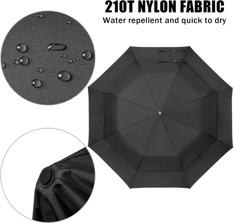 62 inch double canopy portable oversized golf umbrella