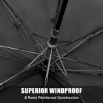 62 inch double canopy portable oversized golf umbrella