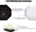 logo auto open close windproof compact folding umbrella