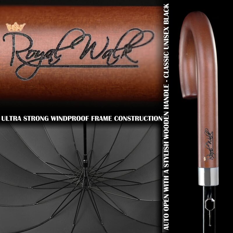 54 inch automatic windproof oversized umbrella