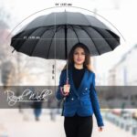 54 inch automatic windproof oversized umbrella