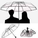 automatic clear bubble wedding umbrella