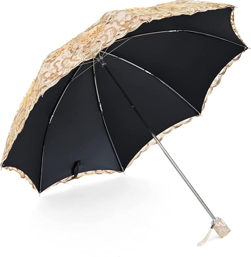 logo uv protection folding umbrella