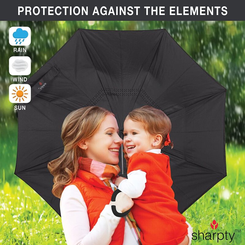 windproof reverse umbrella